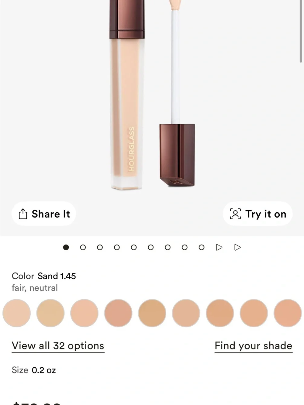 Hourglass Vanish Seamless Finish Concealer — Sand (Fair Neutral)